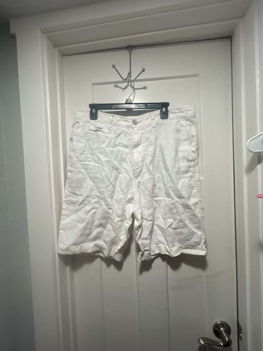 Tommy Bahama Relax Linen Shorts Size 36 White